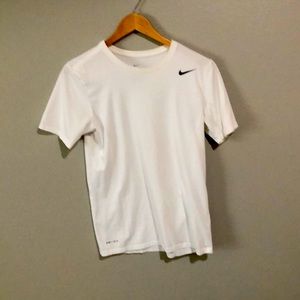 White Nike shirt